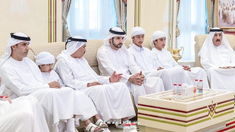 تعزية حمدان بن محمد بوفاة أسامة الشعفار تتصدر المشهد الاجتماعي