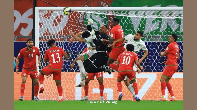 كأس العرب: المغرب بعشرة لاعبين يتعادل مع عُمان