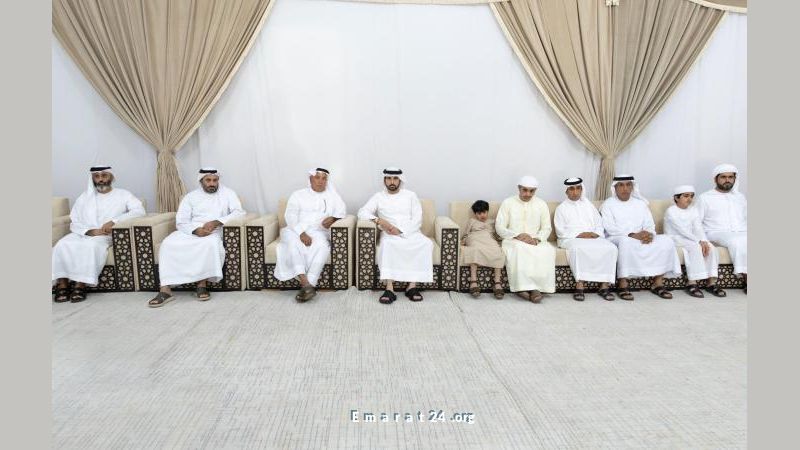 حمدان بن محمد يعزّي في رحيل خلفان المهيري