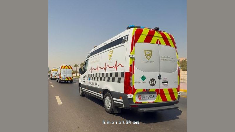 حافلتان مدرسيتان تتصادمان في الشارقة الإسعاف الوطني يتدخل حافلتان مدرسيتان تتصادمان في الشارقة الإسعاف الوطني يتدخل