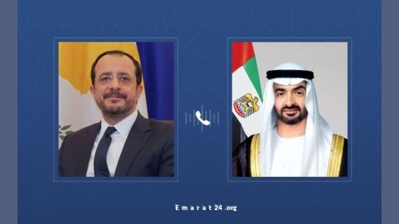 محادثة هاتفية تجمع رئيس الدولة بنظيره القبرصي حول العلاقات الإقليمية محادثة هاتفية تجمع رئيس الدولة بنظيره القبرصي حول العلاقات الإقليمية