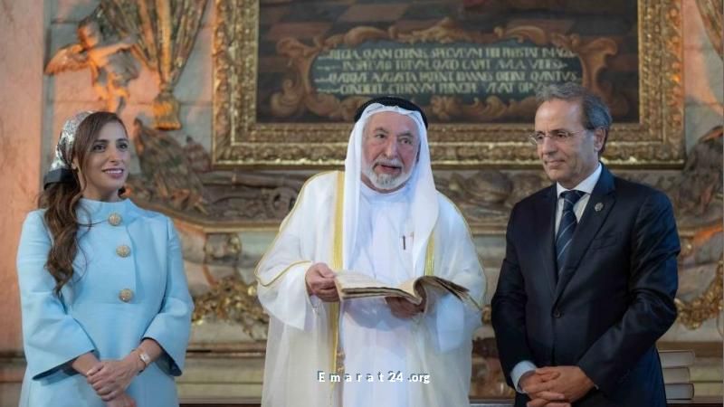 حاكم الشارقة يفتتح مركز الدراسات العربية بجامعة كويمبرا في البرتغال