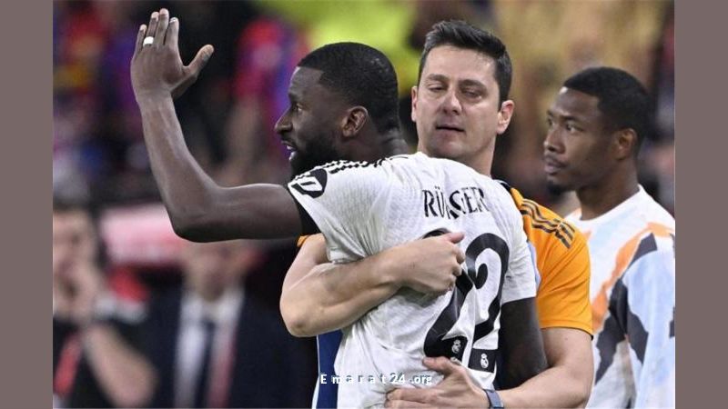 روديغر يعتذر عقب غضبه في مباراة الكلاسيكو بين ريال مدريد وبرشلونة