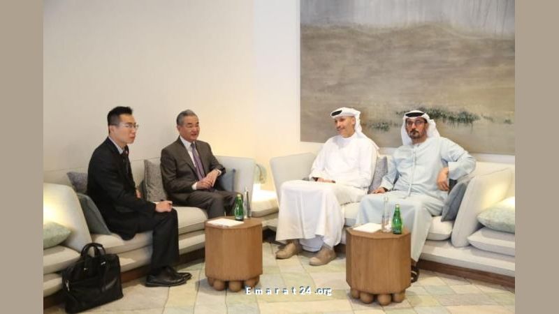 مباحثات لتعزيز الشراكة الاستراتيجية الشاملة بين الصين والإمارات