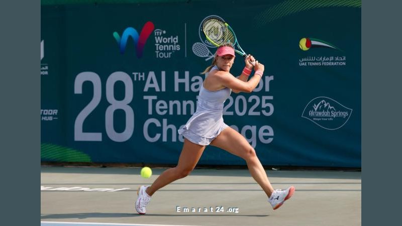 المصنفة الأولى تودع بطولة الحبتور للتنس مبكراً مع مفاجآت مدهشة