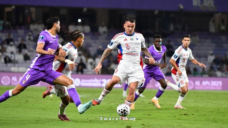 الغيابات والنقص العددي يطيحان بالشارقة أمام العين برباعية