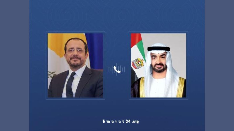 محادثات هاتفية بين رئيس الدولة ورئيس قبرص حول العلاقات والتطورات الإقليمية محادثات هاتفية بين رئيس الدولة ورئيس قبرص حول العلاقات والتطورات الإقليمية