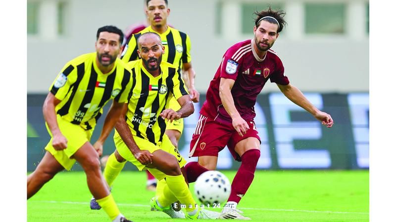 مباراة كلباء والوحدة تتألق بأداء مثير وتخلو من الأهداف