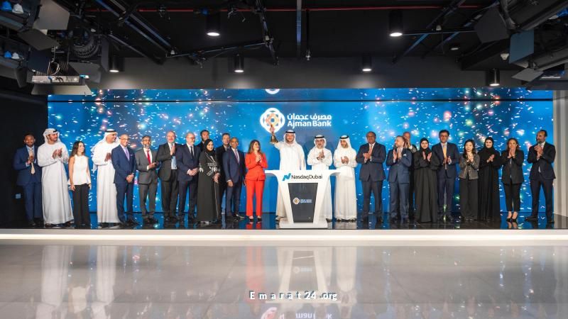 ناسداك دبي تستقبل إدراج صكوك مصرف عجمان بقيمة 500 مليون دولار ناسداك دبي تستقبل إدراج صكوك مصرف عجمان بقيمة 500 مليون دولار