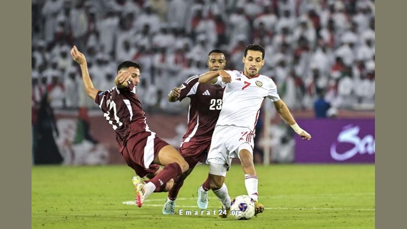 قطر تتأهل لكأس العالم وصعوبة تتزايد أمام الإمارات (فيديو) قطر تتأهل لكأس العالم وصعوبة تتزايد أمام الإمارات (فيديو)