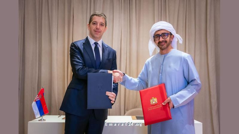 عبدالله بن زايد يوقع مذكرة تفاهم للمشاورات السياسية مع وزير خارجية صربيا