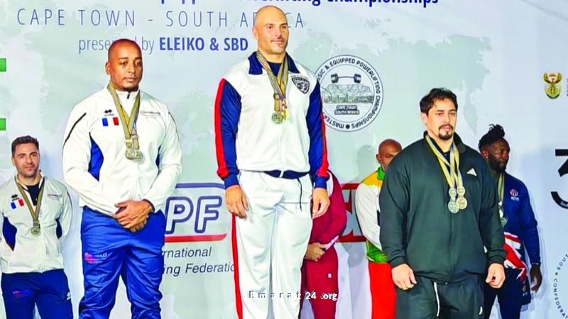 الزعابي يحصد برونزية بطولة العالم للقوة البدنية الزعابي يحصد برونزية بطولة العالم للقوة البدنية