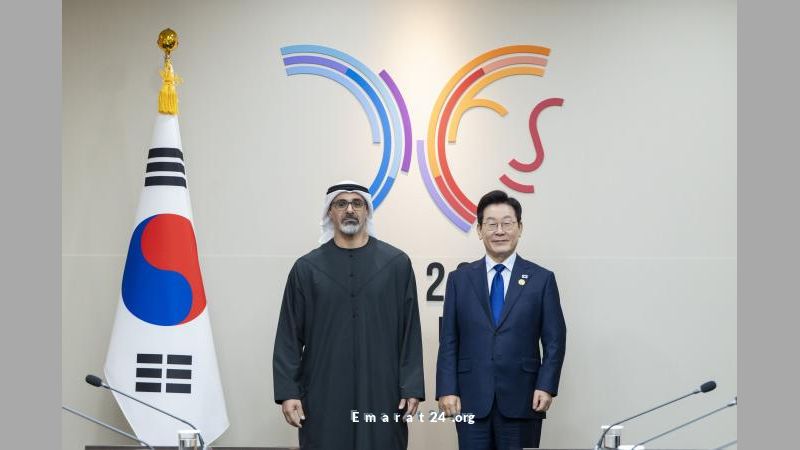 ولي عهد أبوظبي يناقش تعزيز التعاون مع رئيس جمهورية كوريا ولي عهد أبوظبي يناقش تعزيز التعاون مع رئيس جمهورية كوريا