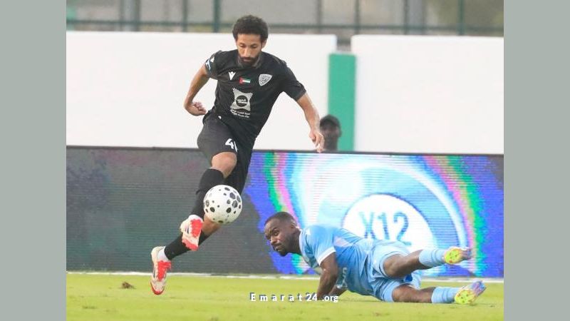 خورفكان يقتنص التعادل من بني ياس بفضل هدف ذاتي