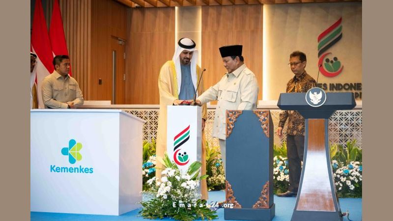 ذياب بن محمد بن زايد يفتتح مستشفى الإمارات إندونيسيا لأمراض القلب